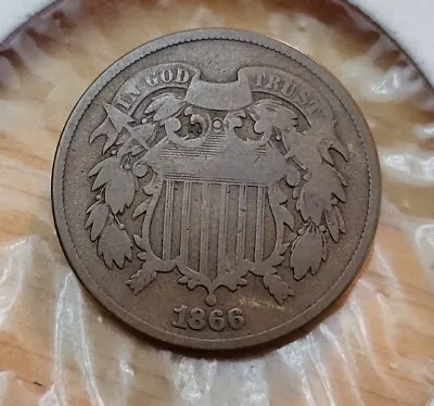 1866   2 Cent Piece • $14.95