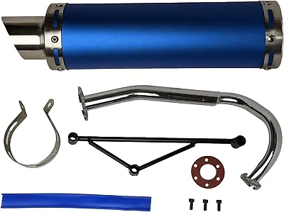 Redcap High Performance Exhaust System Muffler For GY6 50Cc Scooter Moped Taotao • $67.99