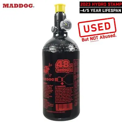 CLEARANCE Maddog 48/3000 Compressed Air Paintball Tank With Reg - 2023 Hydro • $29.11