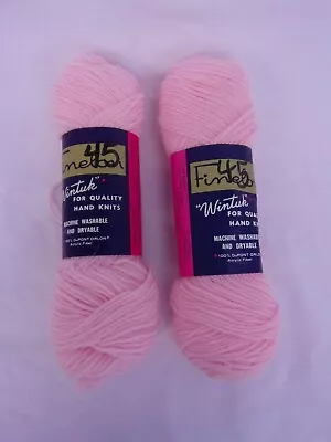 Vintage Baby Yarn Finelon Wintuk Lion Brand Pink • $9.08