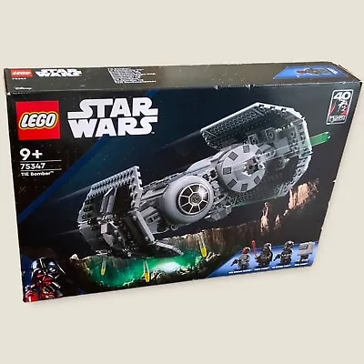 $80 • Buy LEGO 75347 Star Wars TIE Bomber-Brand New Sealed-Free Post/Signature
