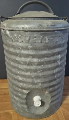 Vintage Covey 3 Gallon Water Cooler Galvanized Steel • $69.99