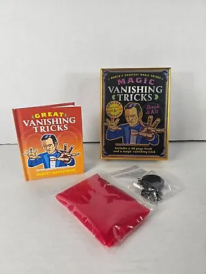 Magic Vanishing Tricks Book & Kit - Magic Trick NOS 2014 • $12