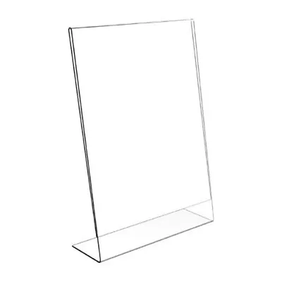 A9 A8 A7 A6 A5 & A4 Perspex Poster Or Menu Holder Acrylic Leaflet Display Stand • £3.89