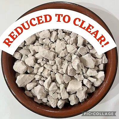 1kg Calaba/Kaolin Rose Clay Small Pieces Creamy Unsalted Unsmoked.  FREE POST • £17.50