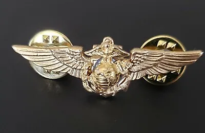 US Marine Corp Pilot Aviation Wing Badge Insignia Pin USMC Aviator EGA Military • $29.99