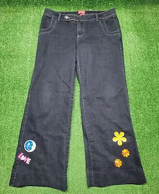 ELLE Monaco Womens Jeans Pants Size 10 (35x29)  Dark Blue • $5