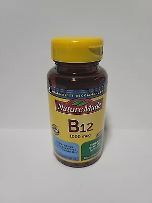 Nature Made Vitamin B12 1000mcg 150 Softgels EXP 011/2025 • $18.50