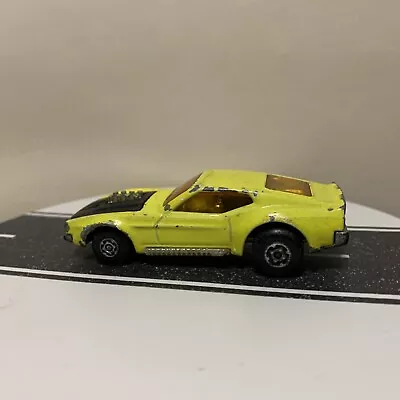 1972 Matchbox Lesney Superfast No. 44 Ford Boss Mustang Yellow W/Black Hood VTG • $8.75