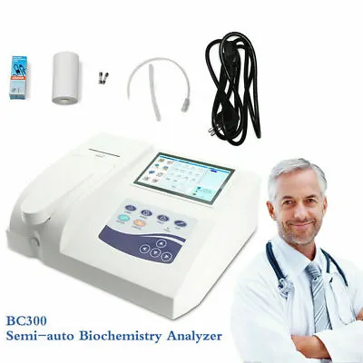 $699 • Buy Semiconductor Biochemistry Analyzer Analyzing Blood Other Body Fluid BC300 CE