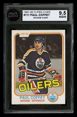 1981 O-pee-chee 111 Paul Coffey Ksa 9.5 Centered No Snow 100% Guaranteed Factory • $600