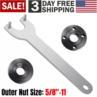 Grinder Flange Lock Nut Wrench For Dewalt Makita Milwaukee BLack Decker 5/8-11 • $8.59