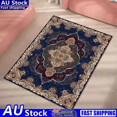 Persian Prayer Mat Non-Slip Boho Retro Carpet Accent Throw Rugs For Muslim Decor • $12.82