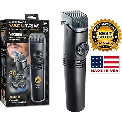 $58.49 • Buy Bell And Howell Vacutrim Professional Vacuum Hair Trimmer With Powerful Suction