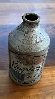 1940s Kingsbury Aristocrat Of Beer Cone Top Beer Can Sheboygan WI Vintage • $125