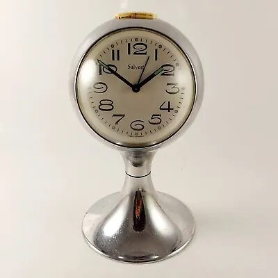 Salvest Retro Clock 1960's / 1970's Bedside Clock • £29.99