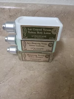 L'Occitane Verbena Shampoo Conditioner Body Lotion • $14