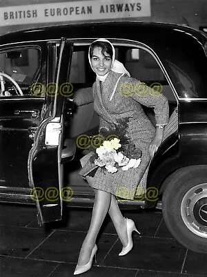 Photo - Michele Mercier At Templehof Airport Berlin 1959 • $6.10