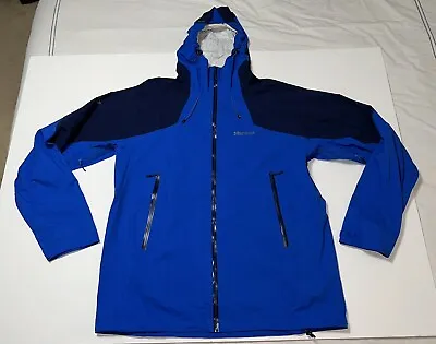 Marmot Minimalist Hooded Rain Jacket Blue Size Xxl Euc • $99.99