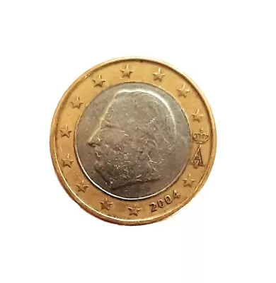 1 Euro Coin €1 Belgium  2004 • £2