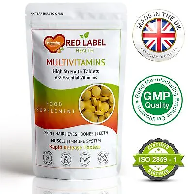 Daily Multi Vitamins 360 Tablets A-Z Essential Vitamins High Strength Tablets • £6.99