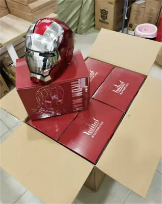 IN STOCK !!! AUTOKING Iron Man Helmet MK5 Electronic Voice Activated Open&Close • $129.99