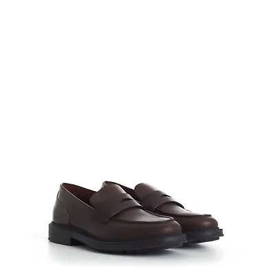 LORO PIANA 1150$ Dark Brown Travis Loafers - Calfskin Leather • $990