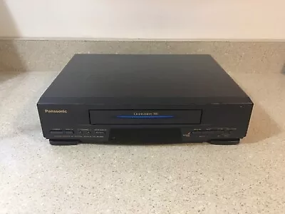 Panasonic Omnivision PV-4401 VCR VHS Player Recorder Works W/ A/V Issue Read Des • $34.95