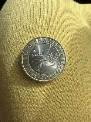 £100 • Buy William Shakespeare 2 Pound Coin £2 2016 - The Hollow Crown RARE
