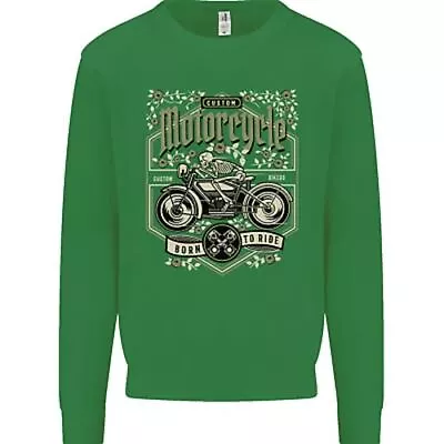 Custom Motorcycle Biker Motorbike Mens Sweatshirt Jumper • $26.13