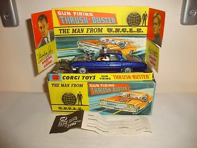 CORGI 497 MAN FROM UNCLE 'THRUSHBUSTER OLDSMOBILE 88 - EXCELLENT In Original BOX • $251.39