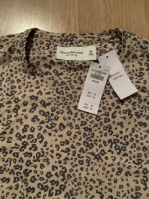 Abercrombie And Fitch T Shirt Men Size Medium  Nwt Leopard Print • $14.99