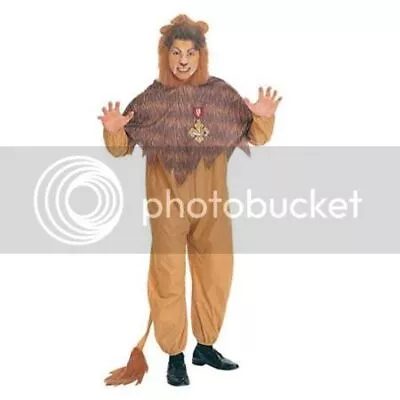 Mens Adult THE WIZARD OF OZ Cowardly Lion Costume Outfit • £69.54