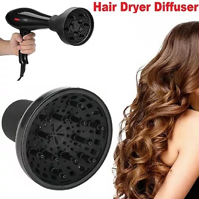 Hair Dryer Diffuser Travel Tool Professional Hairdressing Curly Hair Dry Blower • $18.79