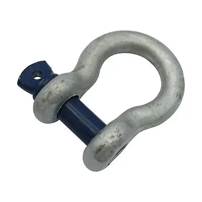 Galvanised Lifting Bow Shackle Screw Pin 4.75 Ton (4.75T Towing Rigging 4750KG) • £8.73