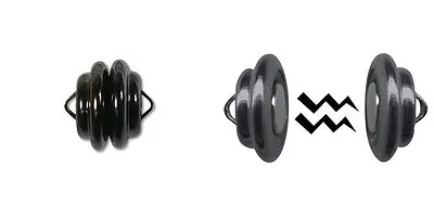 $9.82 • Buy 1 Single Set Gun Metal BLACK MAGNETIC CLASPS Mag-Lok ~ Super Strong  11mm X 11mm