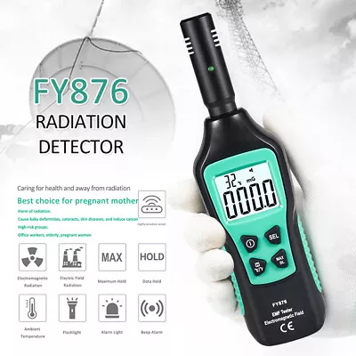 Electromagnetic Field Tester Digital Sensor Reader EMF Meter Radiation Detector • $21.70