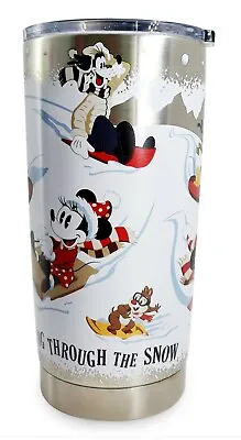 Mickey Mouse And Friends Holiday Stainless Steel Travel Tumbler Holiday 2021!! • $45.30