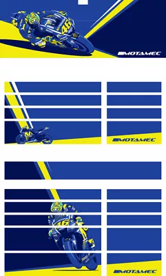 Motamec PRO94 Tool Chest Yamaha Racing Magnetic Sticker Decal Set • $120.01