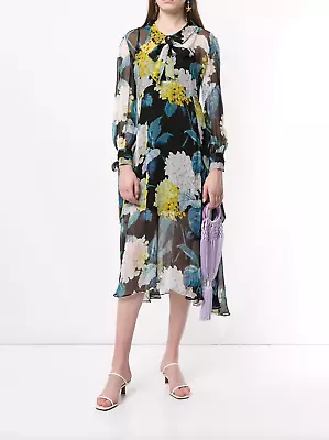 $80 • Buy Bnwt Alice Mccall Black Wild Frontier Midi Dress - Size 4 Au/0 Us (rrp $495)