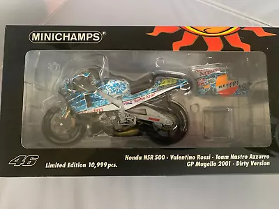 Minichamps Honda Nsr 500 Valentino Rossi Team Nastro Azzurro Gp Mugello 2001 • £50