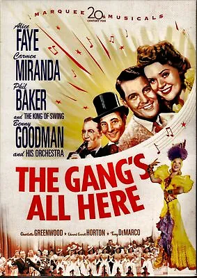 £9.07 • Buy NEW DVD- The Gang's All Here (1943) - BENNY GOODMAN , BUSBY BERKELEY ,  Alice Fa