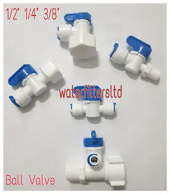 £3.25 • Buy Push Fit Shut Off Valve For Drinking Water / Tap /  RO