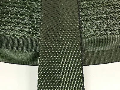 1  Inch MilSpec Military Webbing MIL-W-27265 4088 T17 CAMO GREEN PER YARD • $1.09