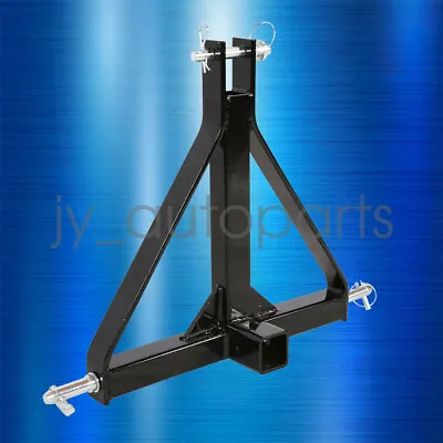 3 Point Trailer Receiver Hitch Tow Drawbar Cat One Tractor Thicken Steel Upgrade • $39.50