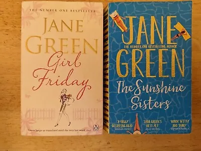 2 JANE GREEN The Sunshine Sisters & Girl Friday Paperbacks / A Must Read • £1.45