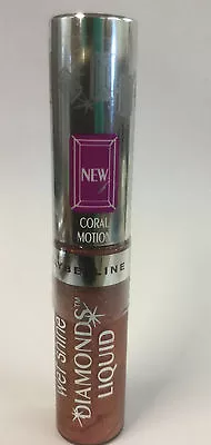 Maybelline Wet Shine Diamonds Liquid Lipcolor Lip Gloss CORAL MOTION  Sealed. • $11.04