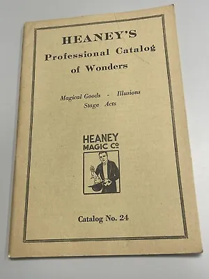 Heaney’s Professional Catalog Of Wonders Old Vintage Magic Tricks Magician Book • $4.99