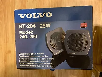 Nos Volvo 240 260 Ht-204 Front Door Loudspeakers Kit 25w Speakers 1384542 • $300