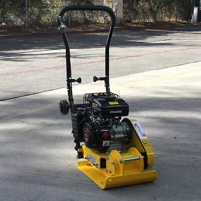 Walk Behind 196cc Gas Vibratory Plate Compactor Asphalt Soil Dirt Rammer • $625.99